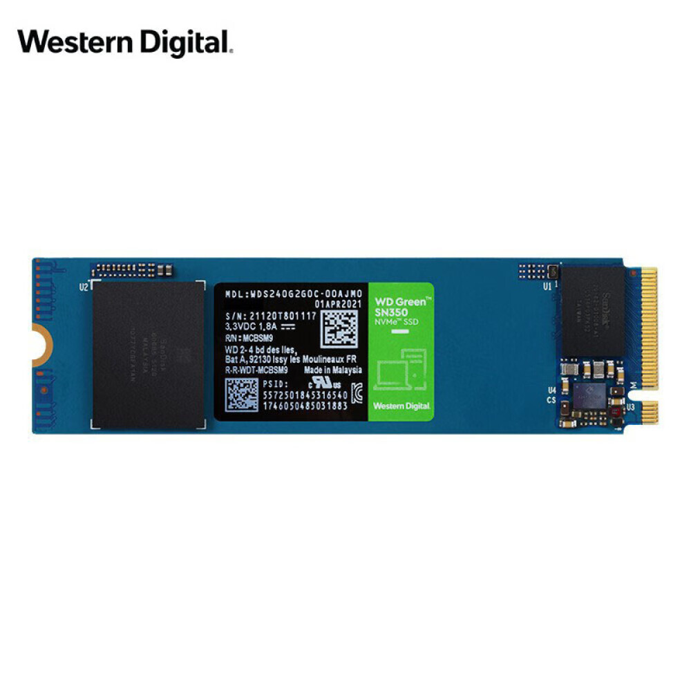 

SSD-накопитель Western Digital Green SN350 480G