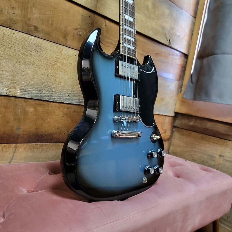 цена Электрогитара Gibson USA SG '61 - Pelham Blue Burst w/ Hard Case