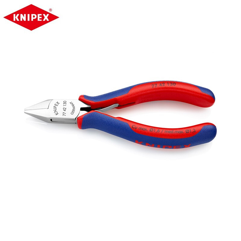 KNIPEX 130 мм прецизионные электронные диагональные плоскогубцы, плоскогубцы для водяного рта, ножницы для водяного рта, электронные ножницы, пластиковые плоскогубцы, диагональные плоскогубцы 77 42 130 по индивидуальному заказу (срок доставки 4-8 недель)