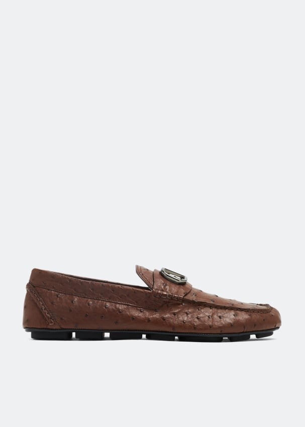 

Лоферы VALENTINO GARAVANI VLogo Signature drivers, коричневый