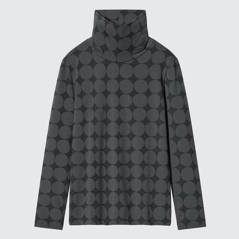 

Футболка UNIQLO Heattech с длинным рукавом, темно-серый