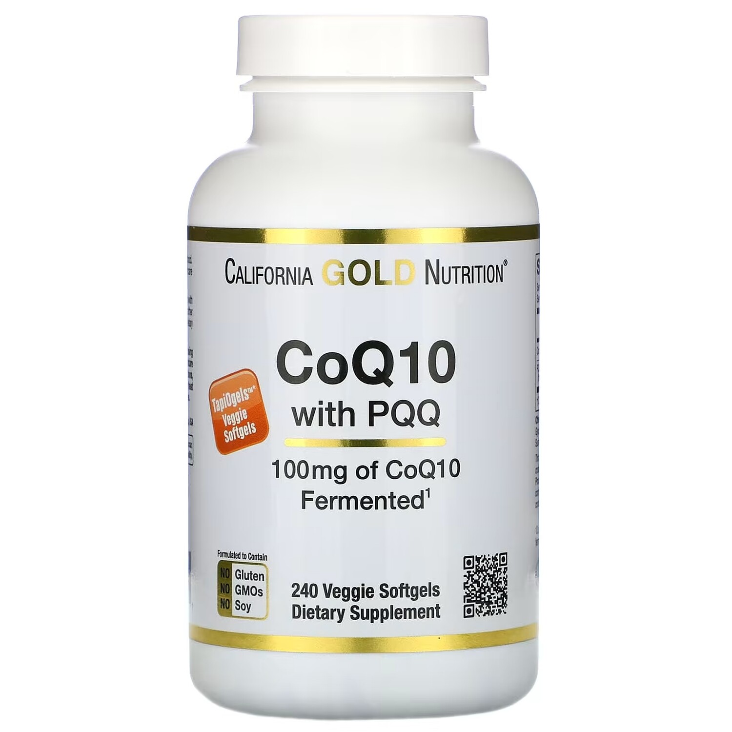 

Коэнзим Q10 California Gold Nutrition, 240 растительных капсул