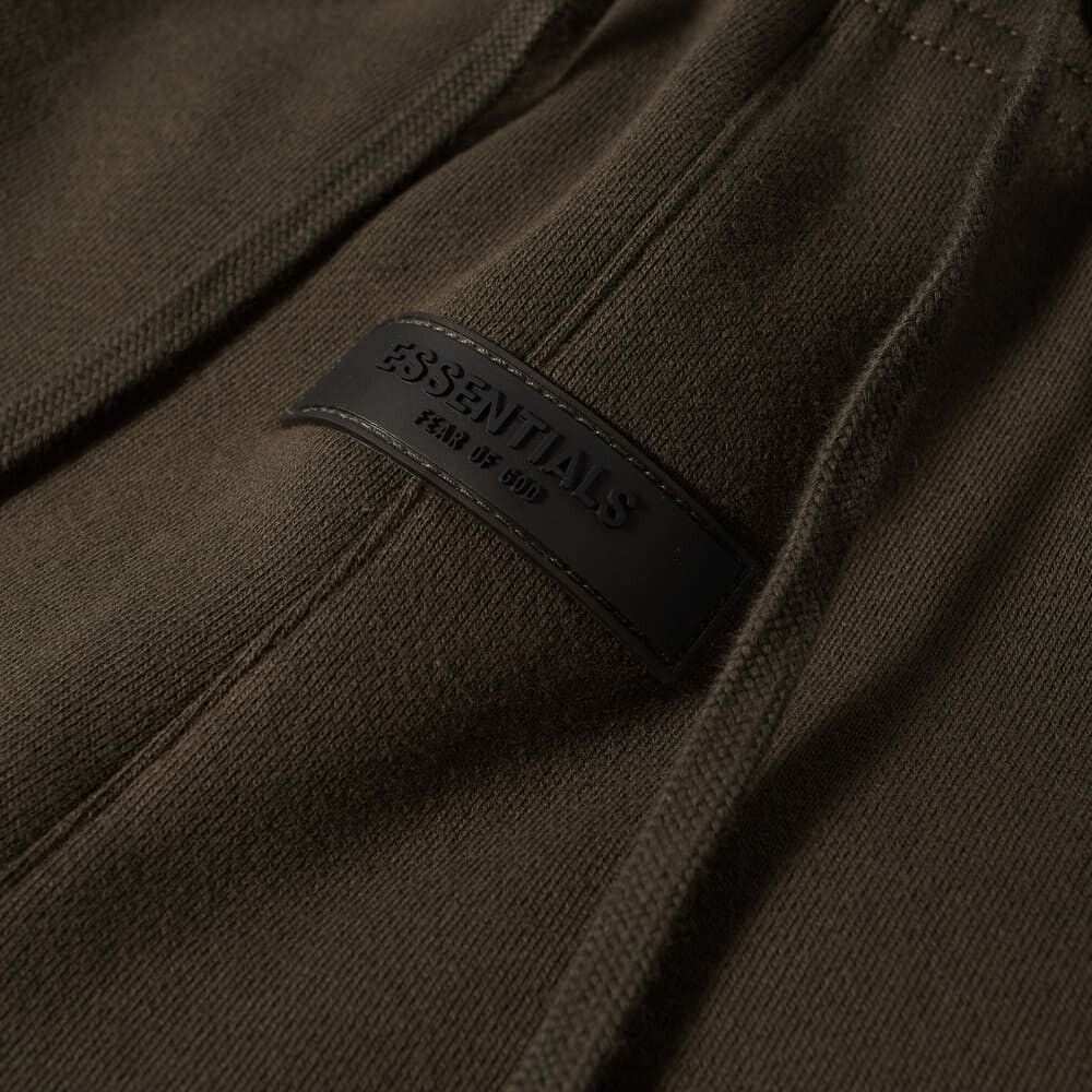 

Спортивные шорты с логотипом Fear of God Essentials, черный