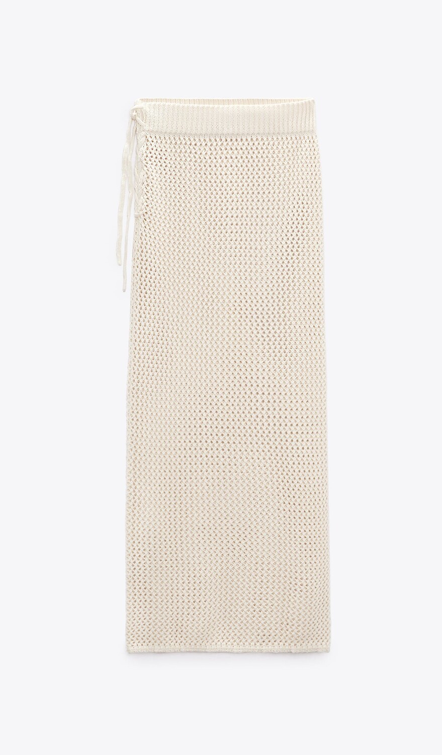 

Юбка миди Zara Crochet, белый