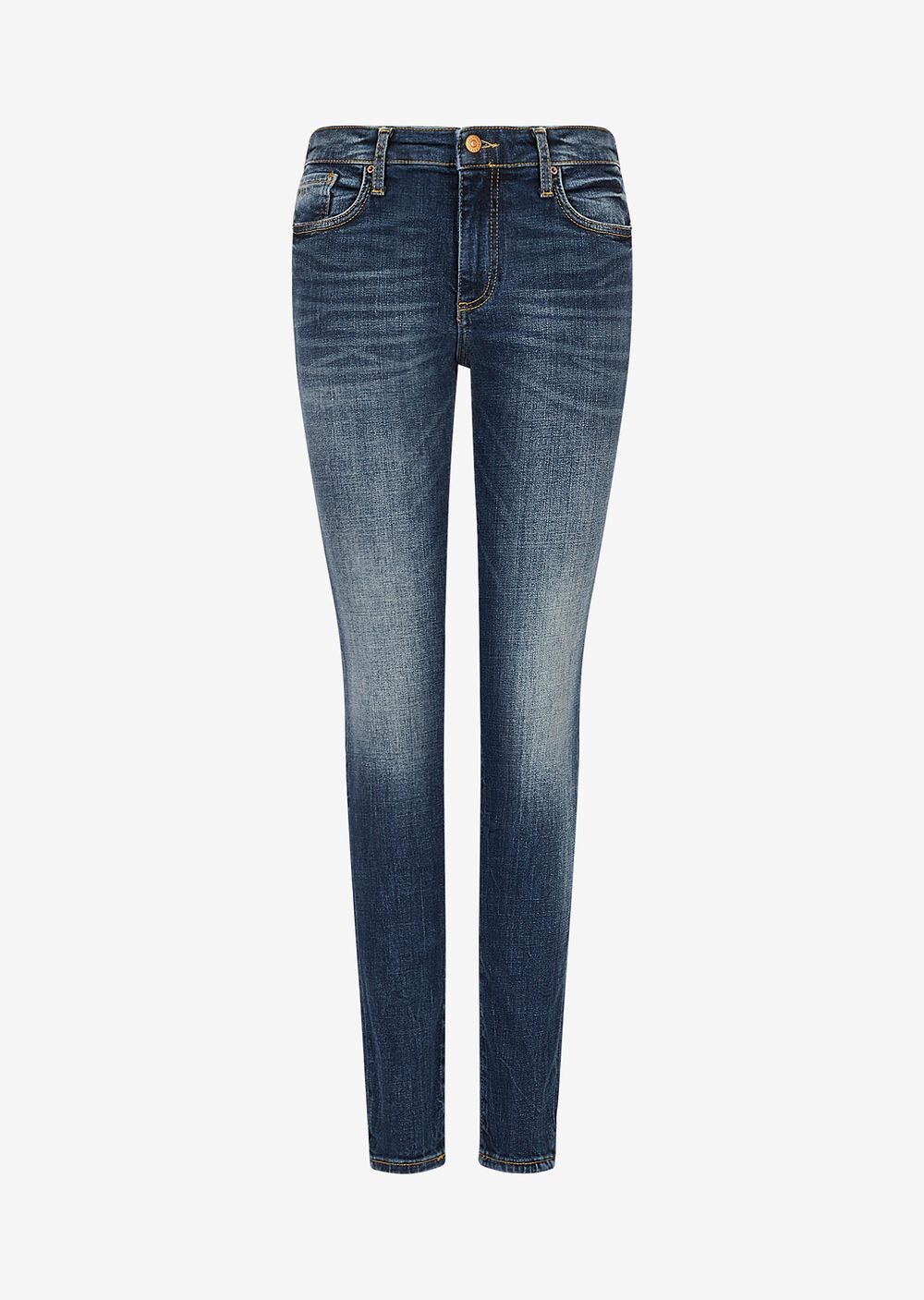 

Супер узкие джинсы Armani Exchange, синий