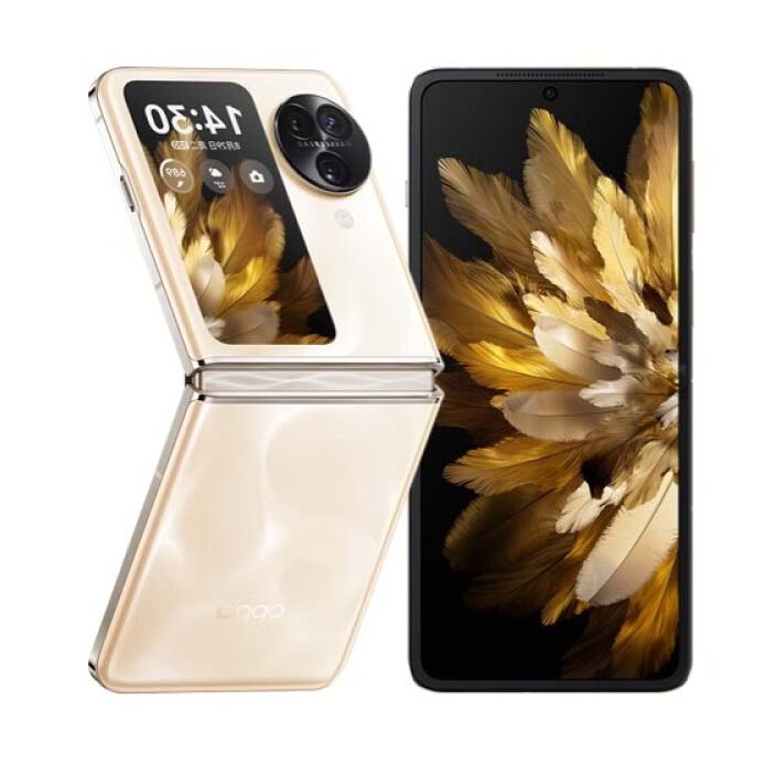 Смартфон Oppo Find N3 Flip, 12Гб/256Гб, 2 Nano-SIM, золотой дизайнерский пластиковый чехол для oppo find x