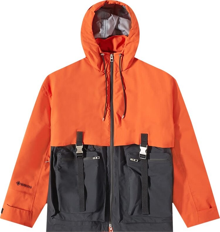 Парка Loewe Belted Parka 'Orange/Black', оранжевый