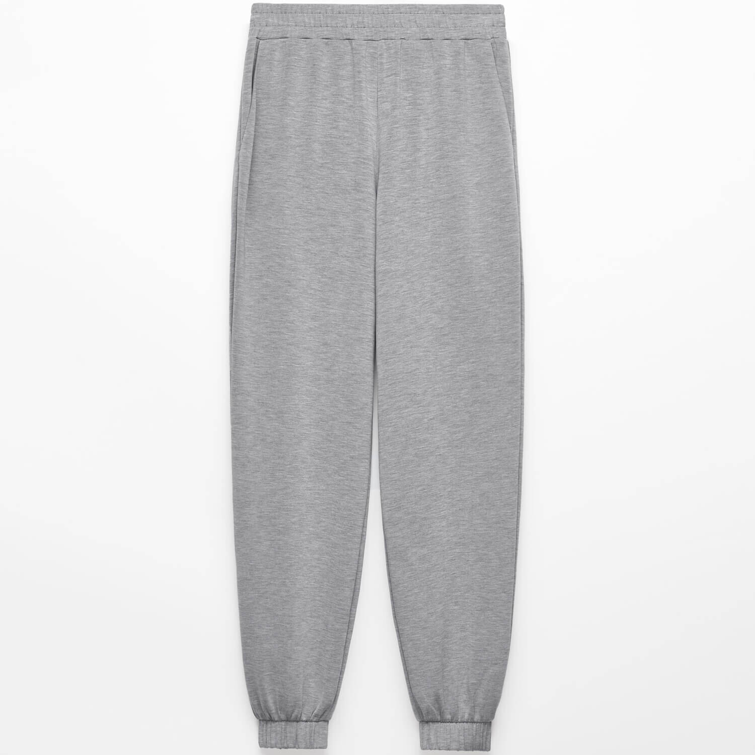 

Брюки Oysho Wide Modal Joggers, серый