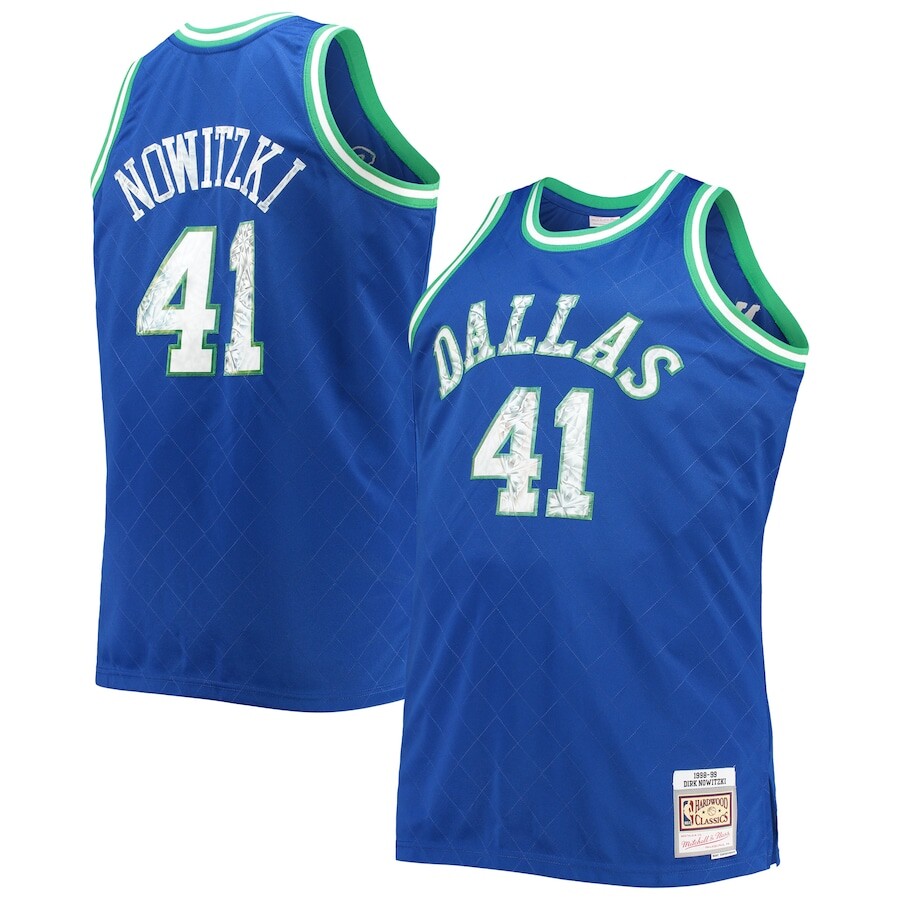 

Джерси Mitchell & Ness Dallas Mavericks, роял