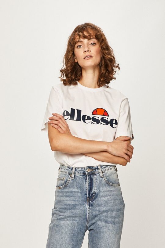 Хлопковая футболка Ellesse, белый