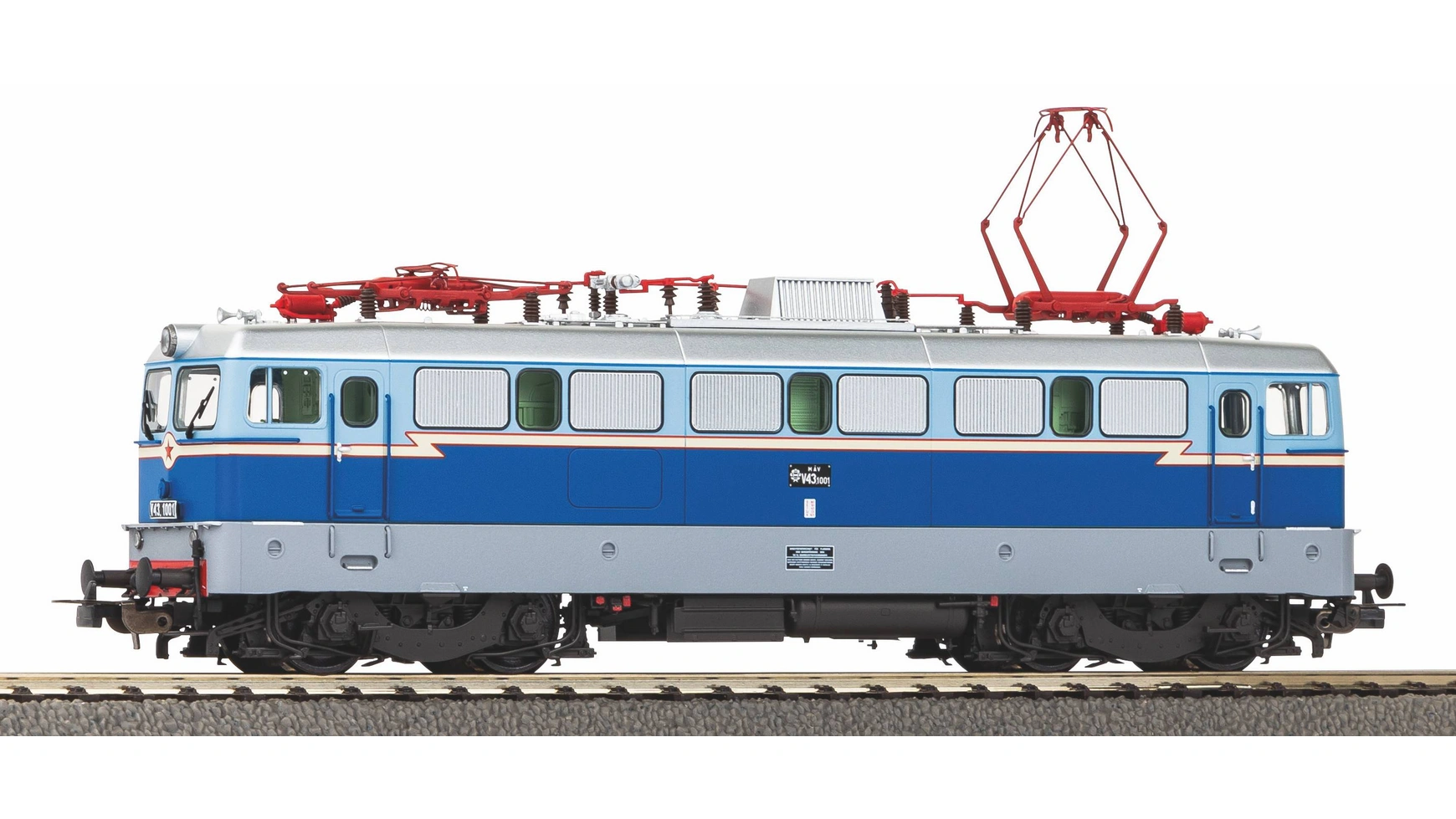 

Piko CHANGE звуковой электровоз BR V 43 юбилейный локомотив 1001 MAV V AC версия, включая звуковой декодер Piko