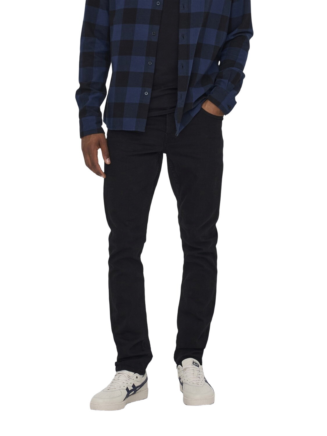 

Джинсы ONLY ONSLOOM BLACK DCC 0448 slim, черный