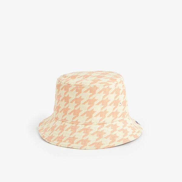 Шляпа-ведро с узором «гусиные лапки» Burberry, цвет sherbet