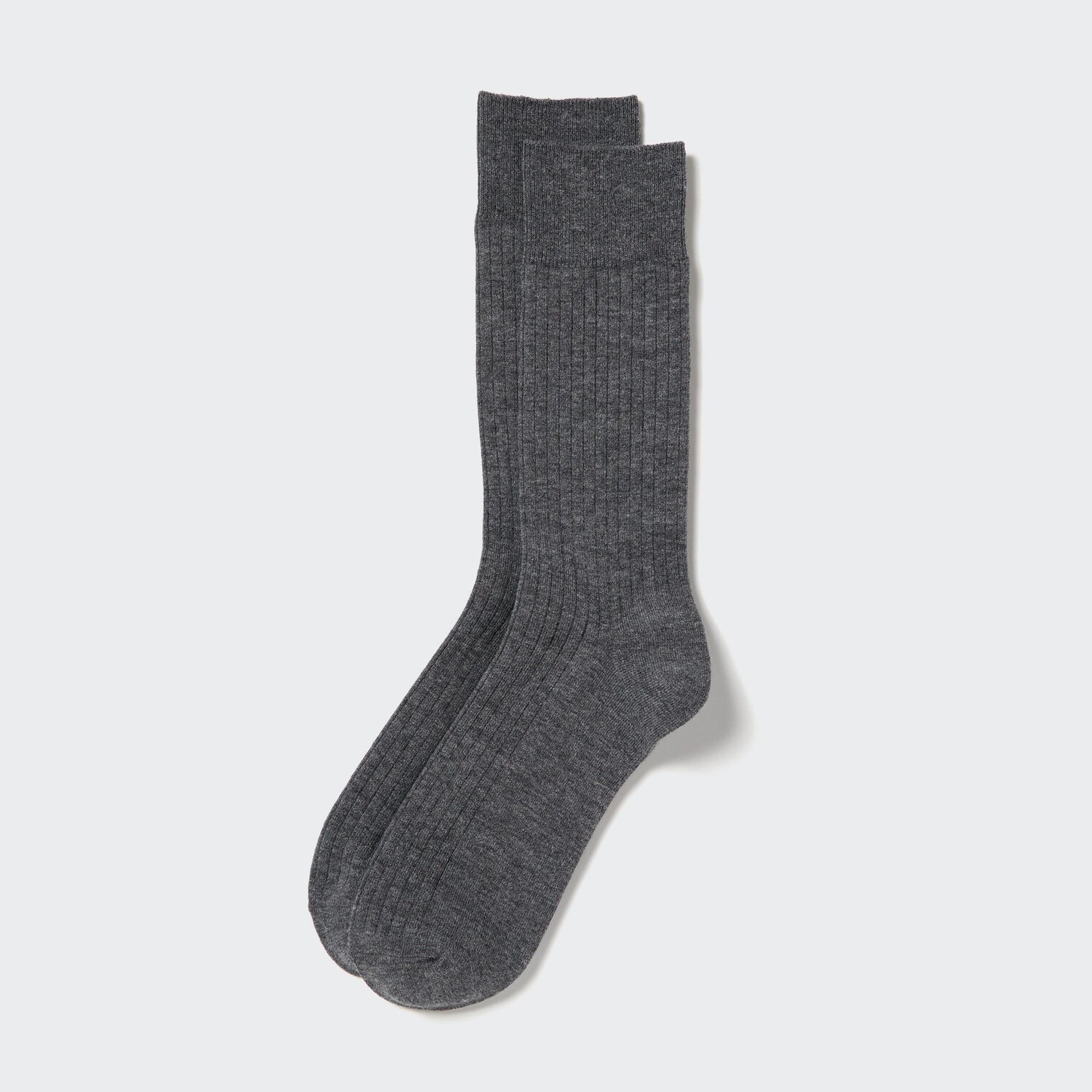 

Термоноски HEATTECH в рубчик Uniqlo, темно-серый