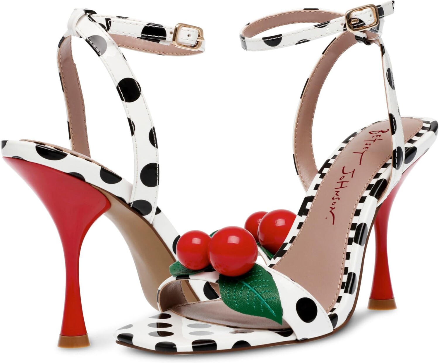 

Сандалии Blue by Betsey Johnson Maia, цвет Black/White Multi