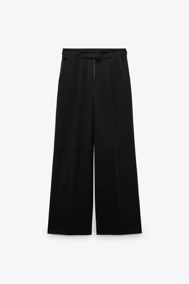 

Брюки Zara Woold Blend Darted, черный