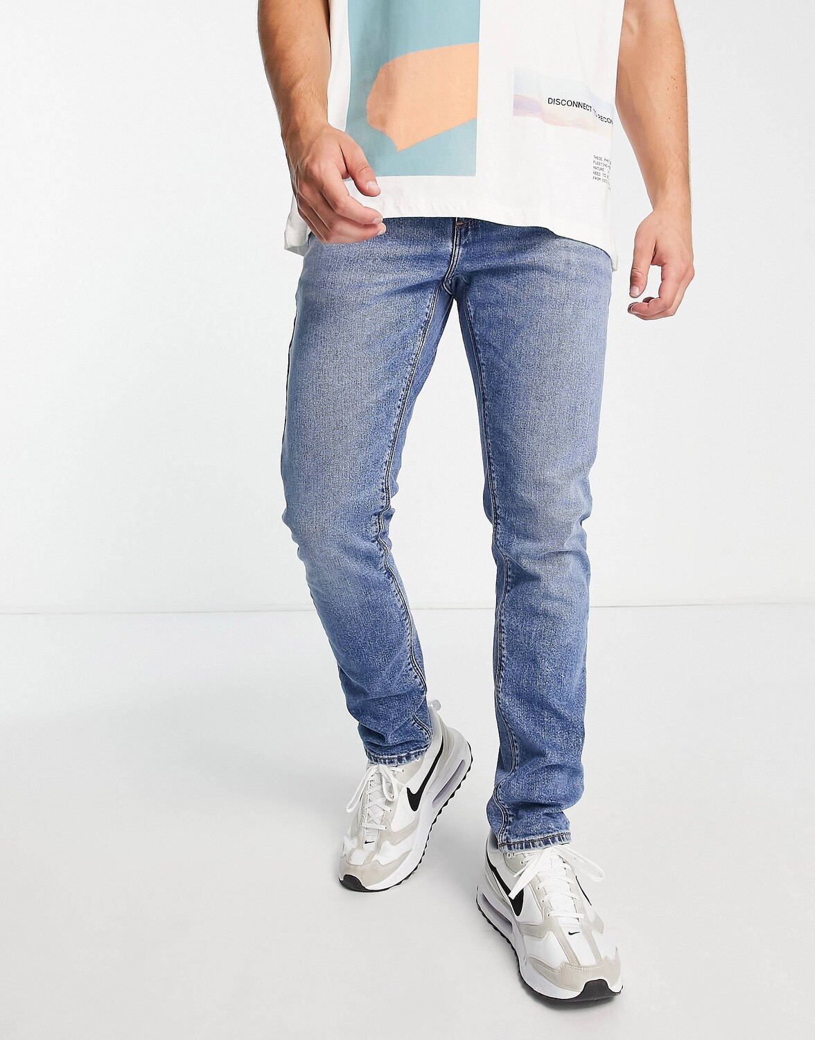 

Синие эластичные джинсы скинни ASOS DESIGN