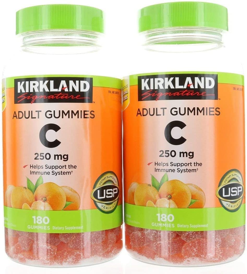 Витамин С Kirkland, 250 мг, 2 упаковки цена и фото