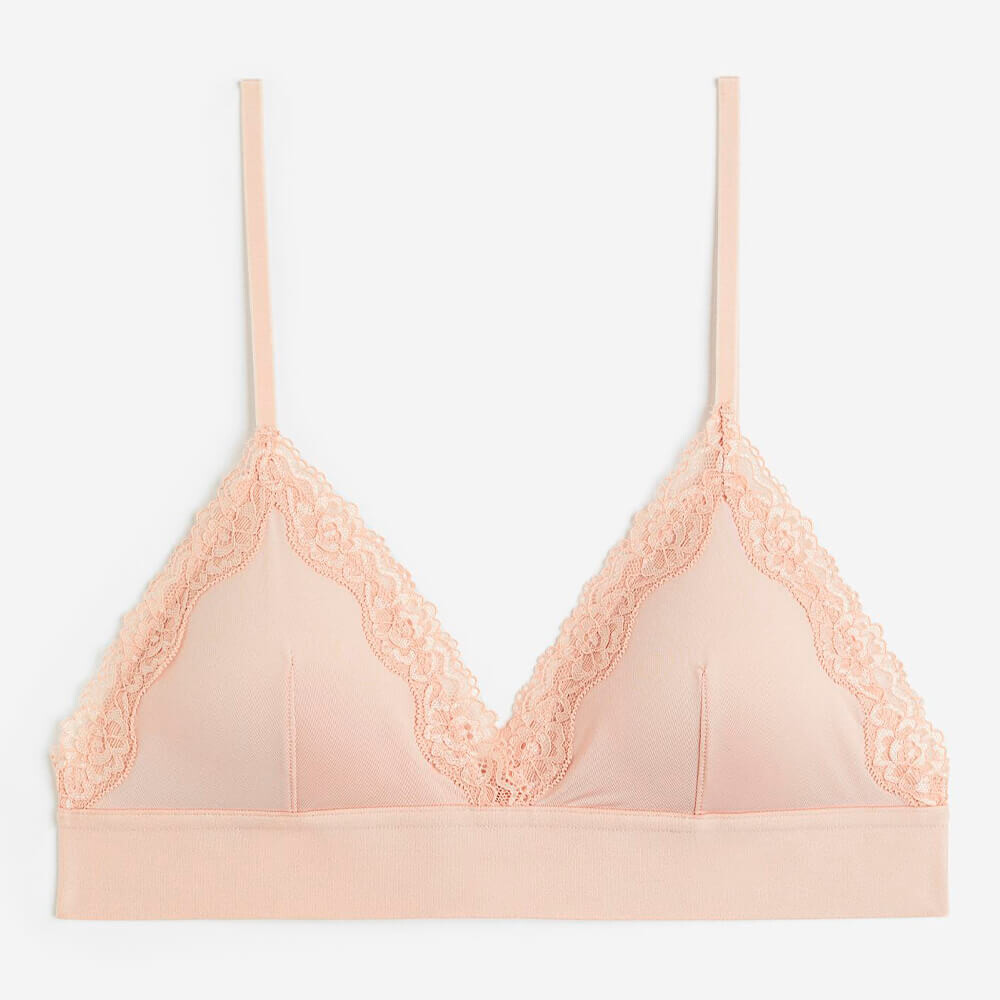 

Бюстгальтер H&M Soft Knit, светло-бежевый