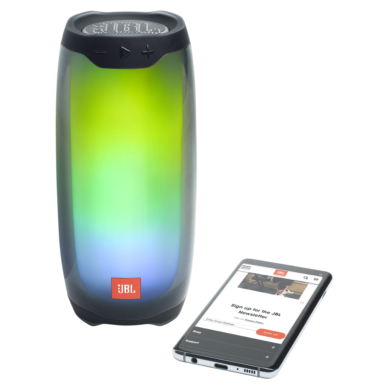 Портативная колонка JBL Pulse 4, черный – купить с доставкой из-за рубежа  через платформу «CDEK.Shopping»