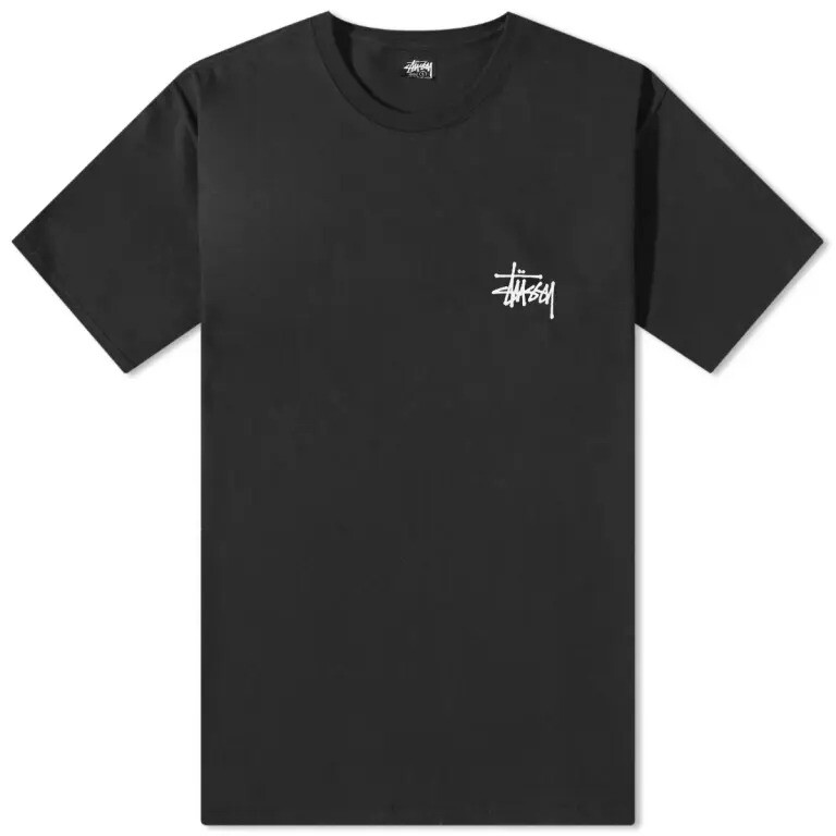 

Футболка Stussy Basic Stussy, черный