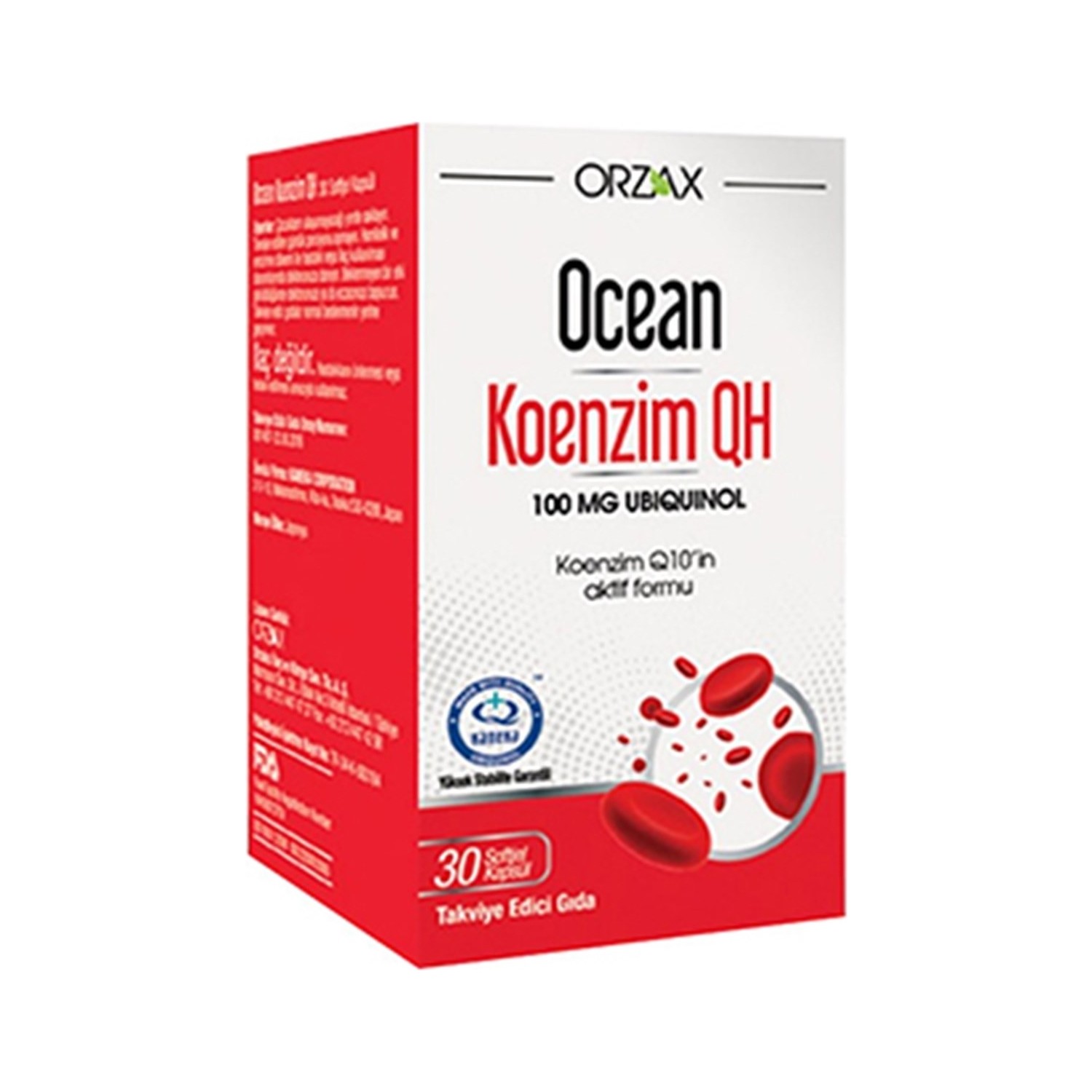 Коэнзим Qh Ocean 100 мг, 30 капсул