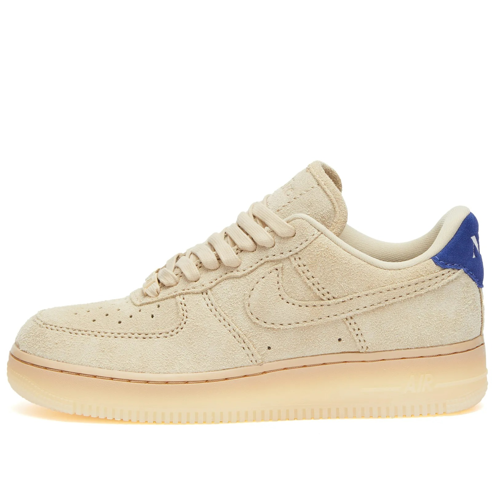 Кроссовки Nike Air Force 1 '07 Low W, бежевый/синий nike new arrival air force1 af1 breathable utility men running shoes low comfortable sneakers aj7747