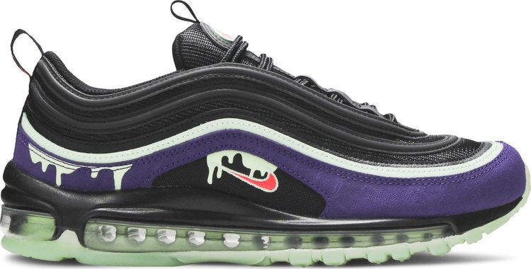 Кроссовки Nike Air Max 97 'Halloween Slime', черный - фото