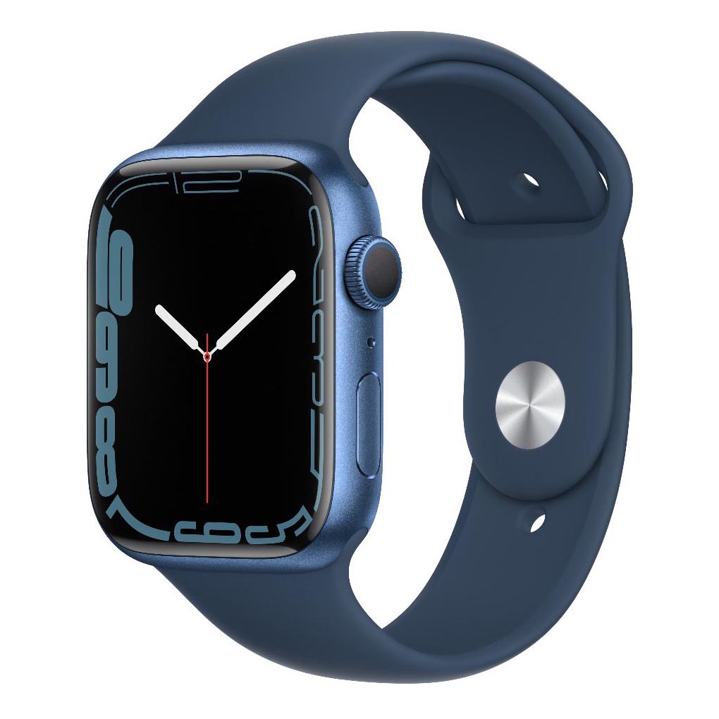 Умные часы Apple Watch Series 7 GPS, 41 мм, Abyss Blue умные часы apple watch series 7 stainless steel gps cellular 41 mm graphite abyss blue