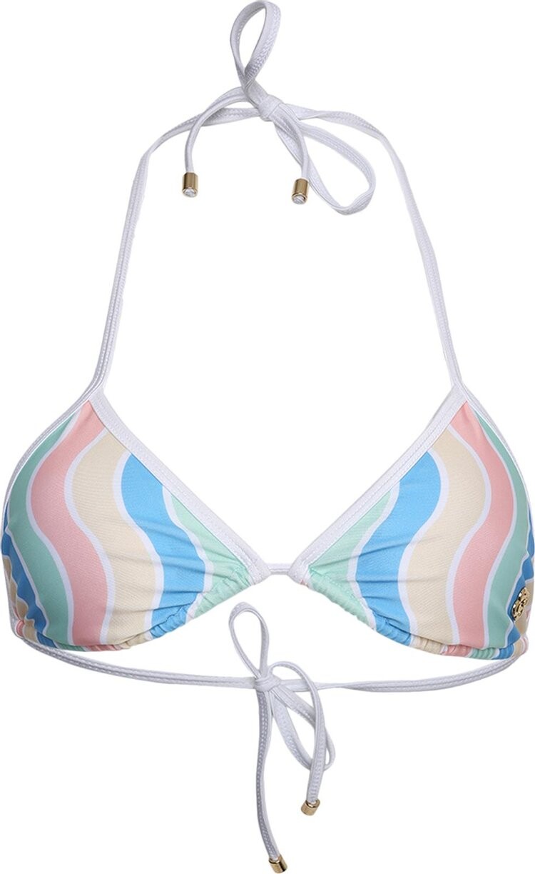 

Топ Casablanca Triangle Bikini Top 'Multicolor Memphis Wave', разноцветный