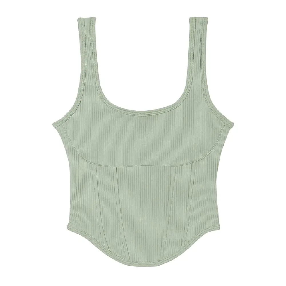 

Топ Victoria's Secret Pink The Cinched Corset Top, светло-зеленый