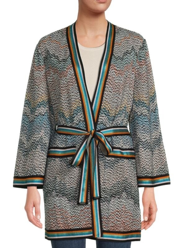 

Кардиган с Открытым Передом Missoni из смесовой шерсти, мультиколор