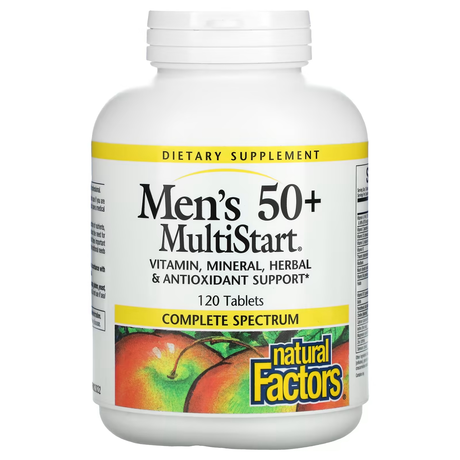 Natural Factors MultiStart мультивитамины для мужчин старше 50 лет, 120 таблеток