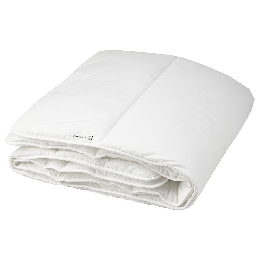 

Одеяло Ikea Stjarnbracka очень тёплое 140x200, белый