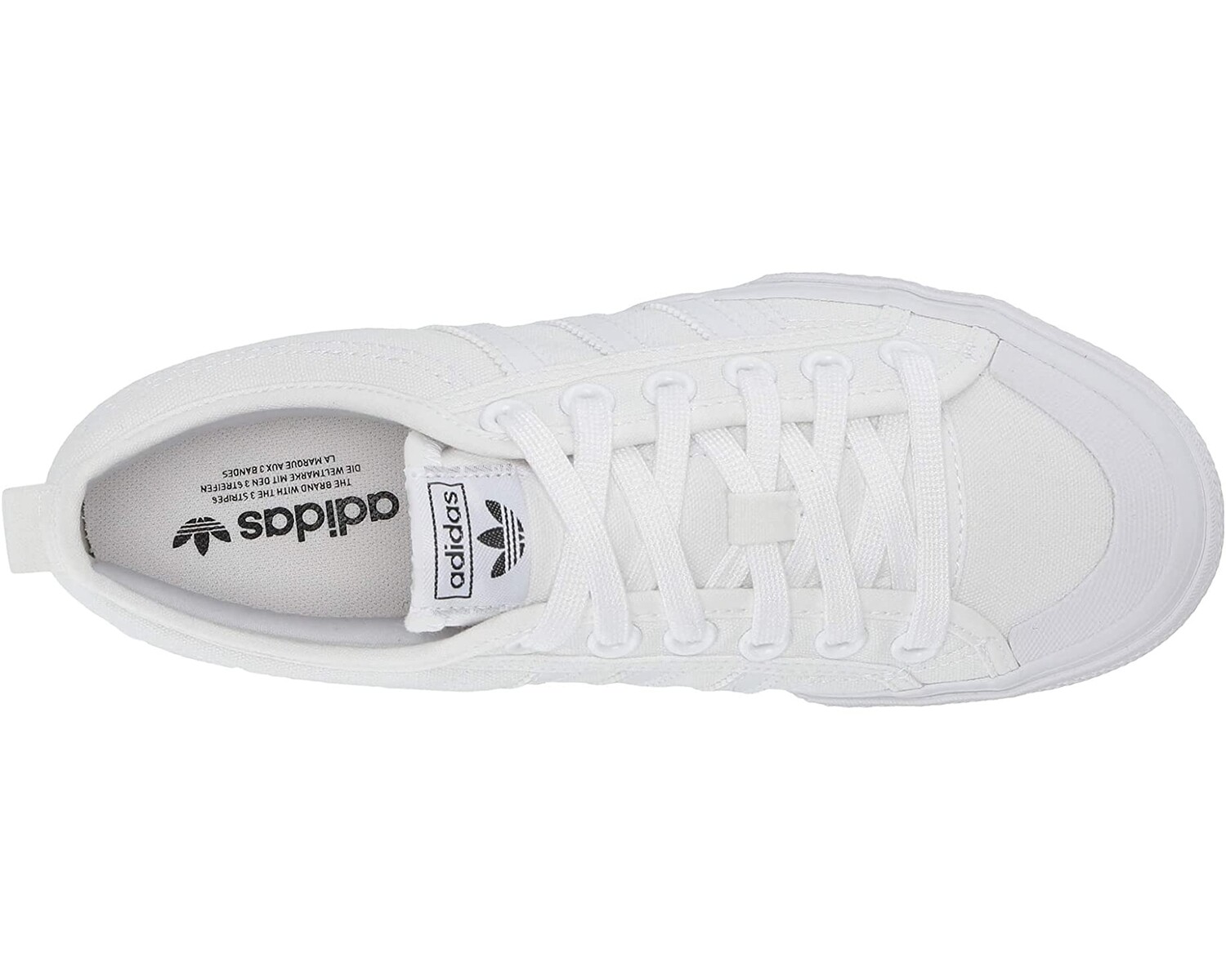 

Кроссовки Nizza Platform adidas Originals, обувь белая, Белый