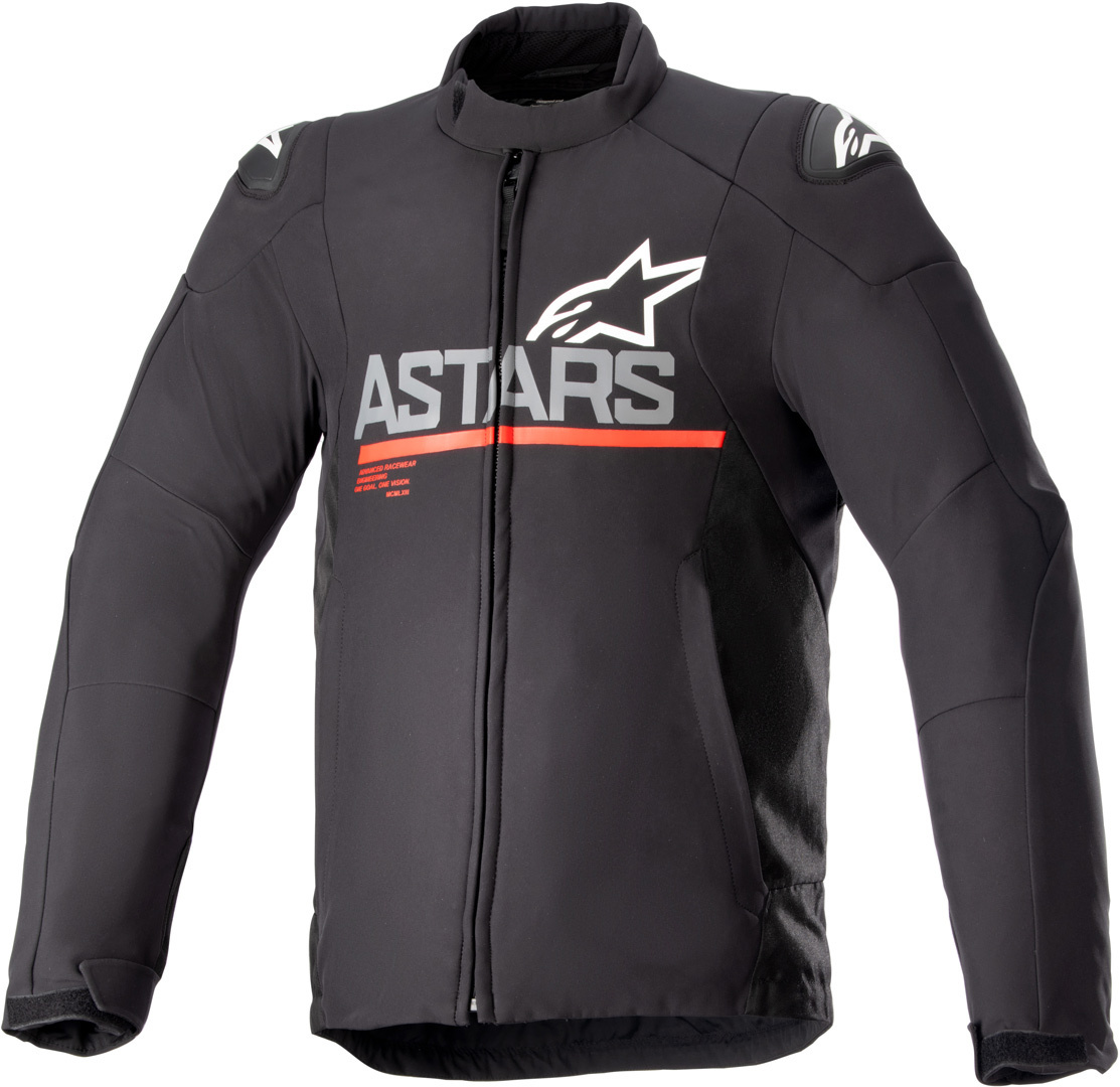 Водонепроницаемая мотоциклетная текстильная куртка Alpinestars SMX, черный/серый/красный водонепроницаемая куртка pit 2023 fox серый черный