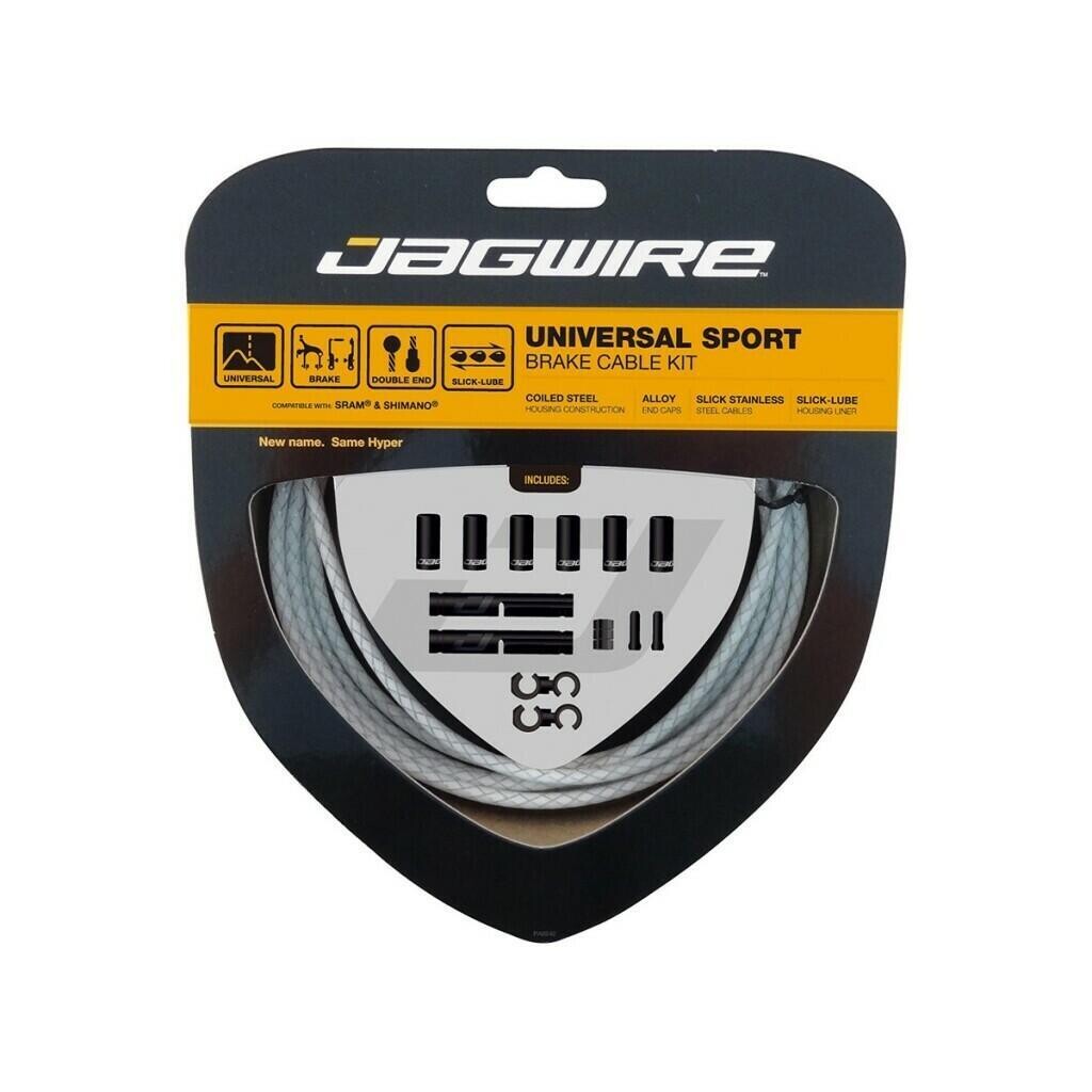 

Комплект тормозных тросов Jagwire Universal Sport - плетеный белый, белый / белый / белый