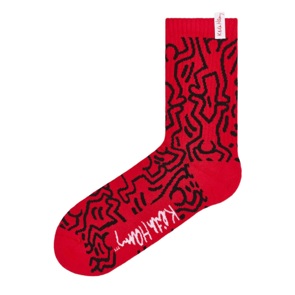 

Носки H&M Keith Haring Motif-Detail, красный