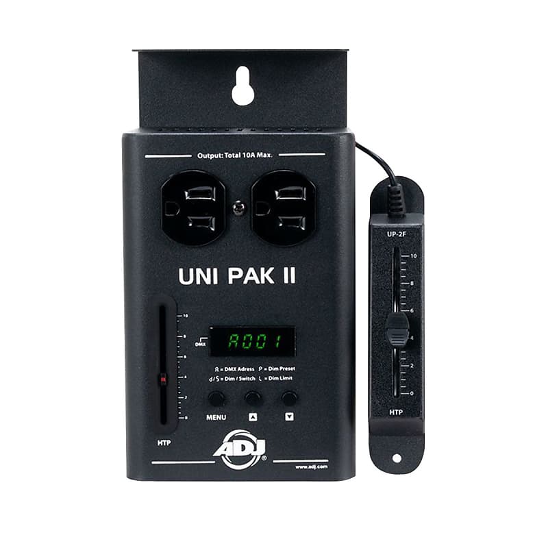 цена Американский DJ UNI-PAK-II 1-канальный DMX-512 Dimmer Pack/Switch American DJ American DJ UNI-PAK-II 1-Channel DMX-512 Dimmer Pack/Switch