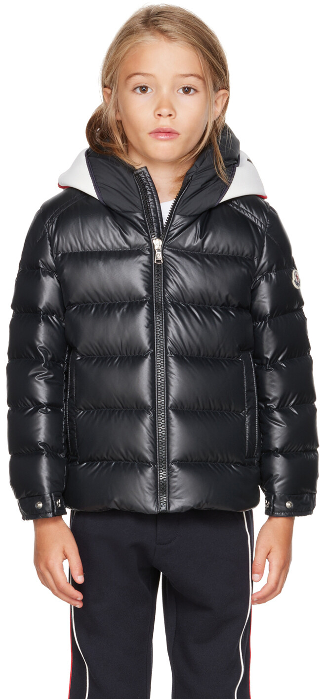 

Детский черный пуховик Cardere Moncler Enfant