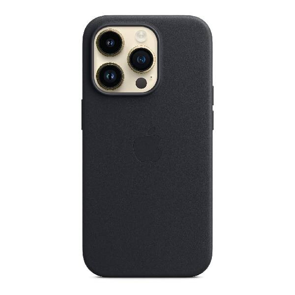 

Чехол кожаный Apple iPhone 14 Pro Max с MagSafe, midnight ​​​​​​​