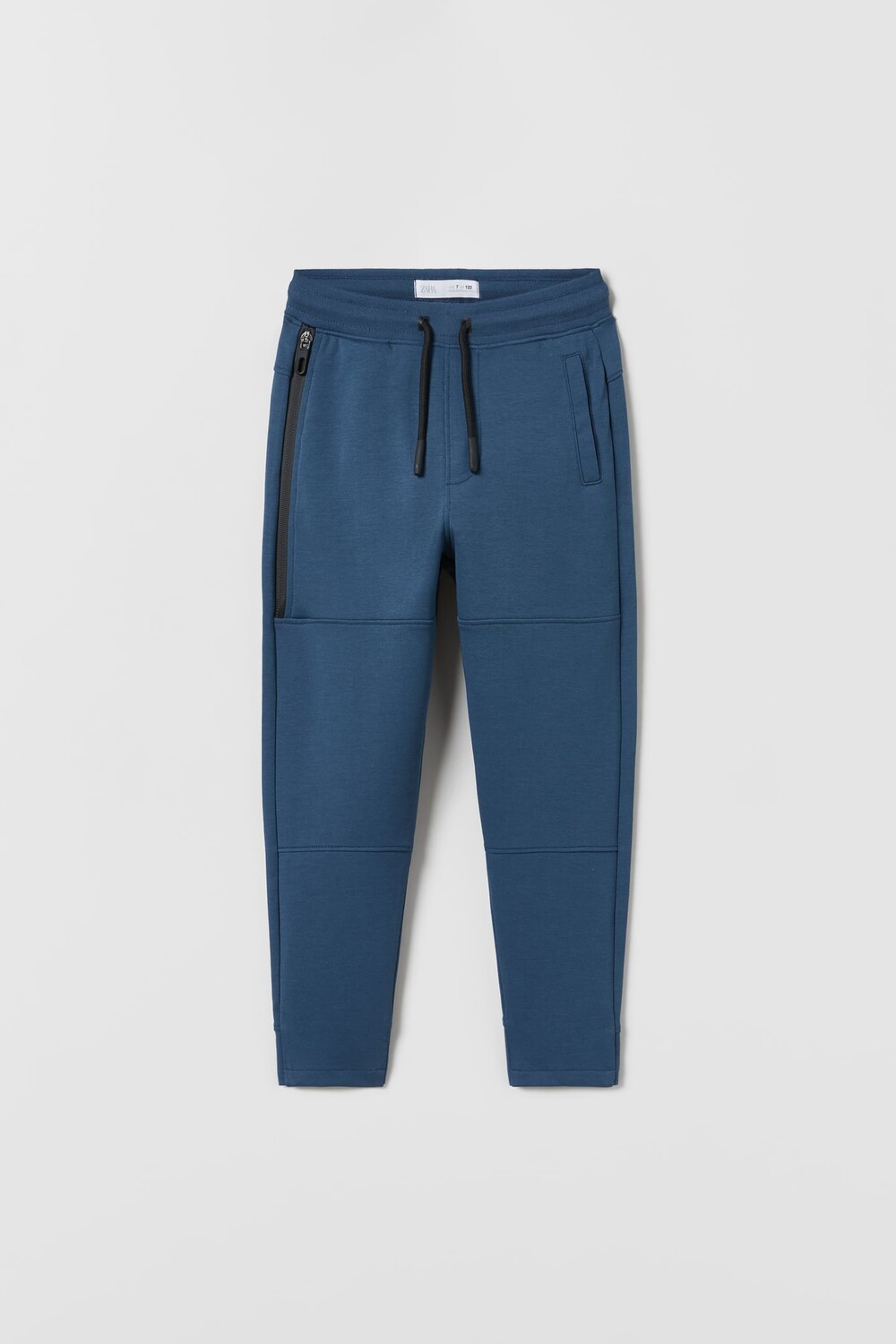 

Спортивные брюки из прорезиненной молнии ZARA, синий
