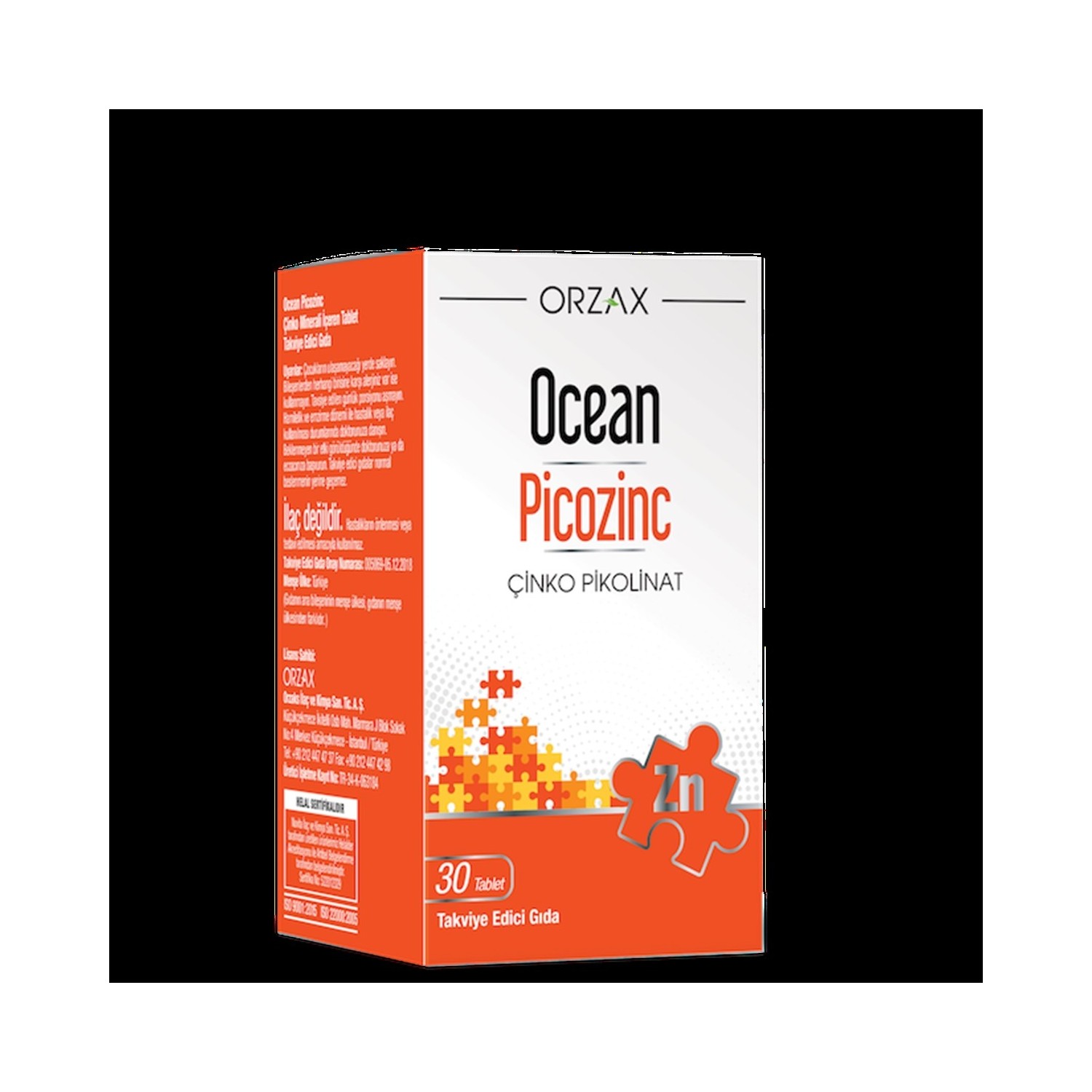 цена Пикоцинк Ocean, 30 таблеток