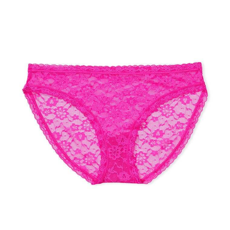 Трусики Victoria's Secret The Lacie Lacie Bikini, розовый