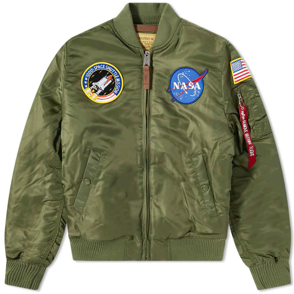 Куртка НАСА MA-1 VF Alpha Industries куртка бомбер наса ma 1 vf alpha industries черный