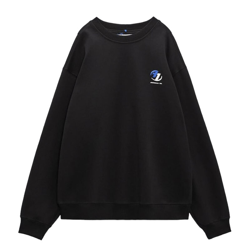 

Свитшот Zara Adererror Oversize, черный