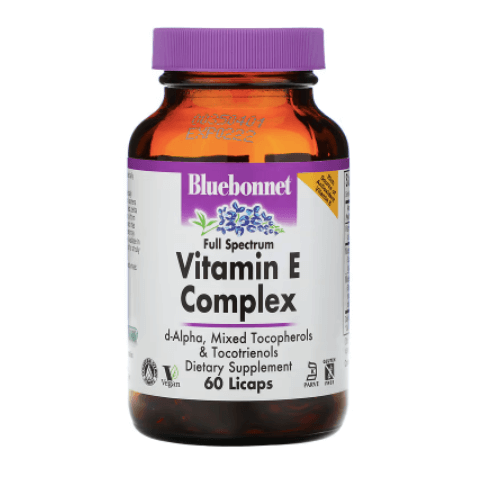 Комплекс витамина Е 60 капсул Bluebonnet Nutrition bluebonnet nutrition комплекс витамина е 60 капсул с жидкостью