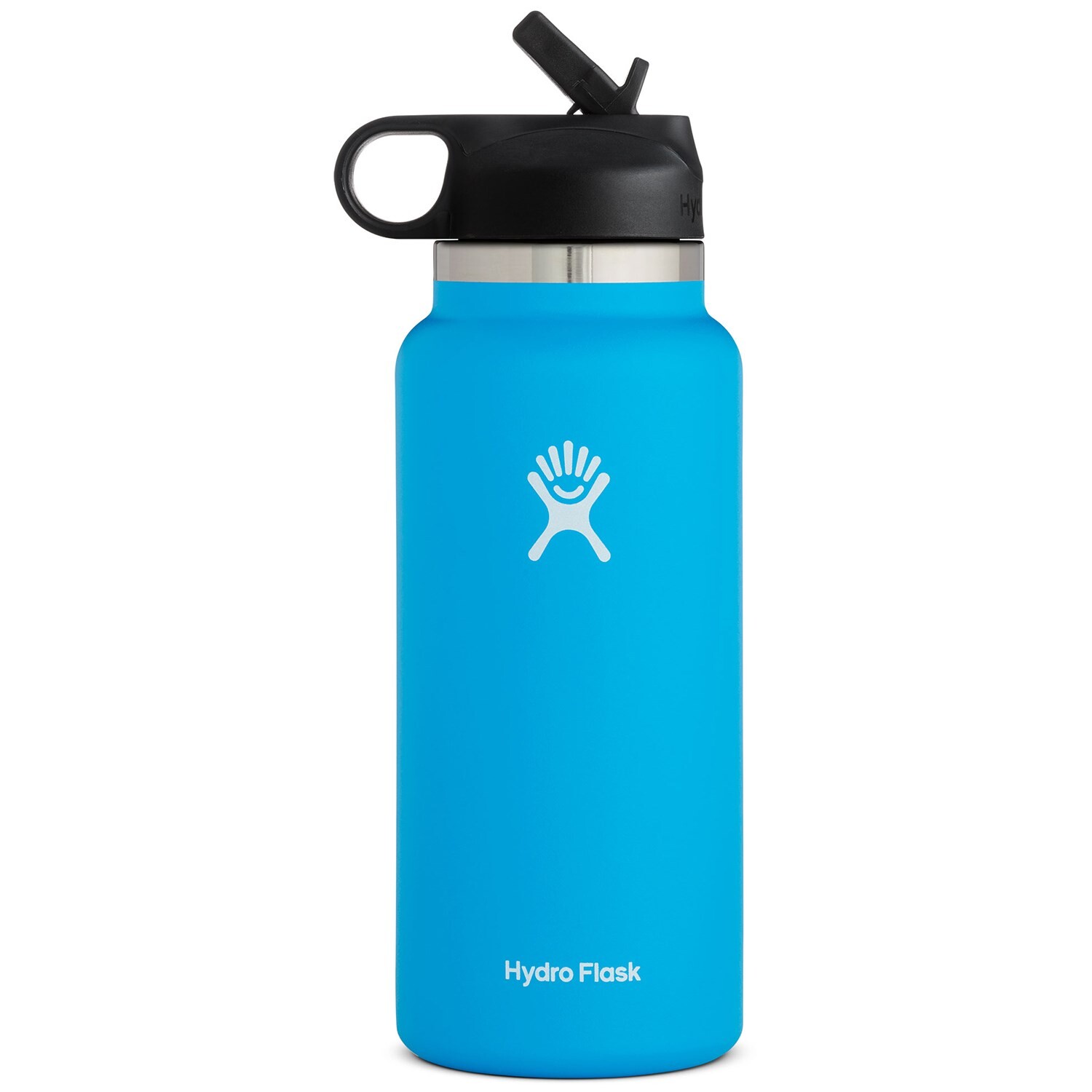 

Бутылка для воды с соломенной крышкой Hydro Flask на 32 унции с широким горлышком, pacific