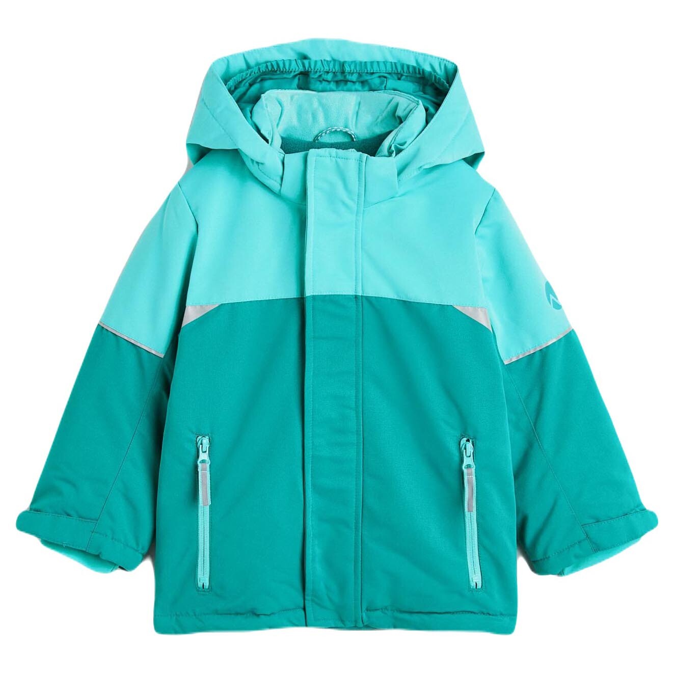 

Куртка H&M Water-resistant Color-block, зеленый