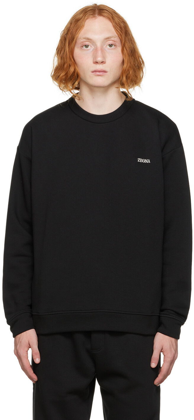 

Черный свитшот Essential ZEGNA